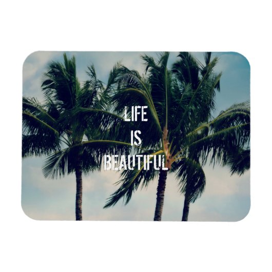 Hawaii Palm Trees Magneet (Horizontaal)