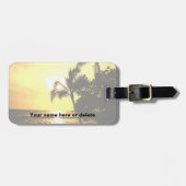Hawaii Palm TreeTag Bagagelabel (Voorkant horizontaal)