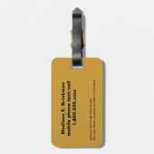 Hawaii Palm TreeTag Bagagelabel (Achterkant verticaal)