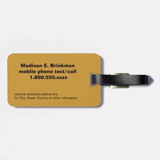 Hawaii Palm TreeTag Bagagelabel (Achterkant horizontaal)