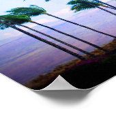 Hawaii Palmbomen Foto Dankbare Mensen Citaat Poster (Hoek)