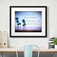 Hawaii Palmbomen Foto Dankbare Mensen Citaat
