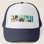 Hawaii Palms Trucker Pet (Voorkant)