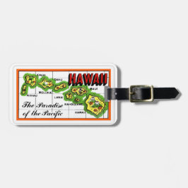 Hawaii Paradijs  Bagagelabel