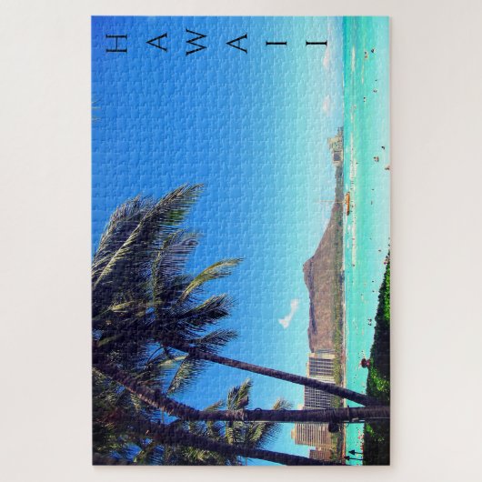 hawaii paradijs legpuzzel (Verticaal)