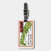 Hawaii Paradise Bagagelabel (Voorkant verticaal)