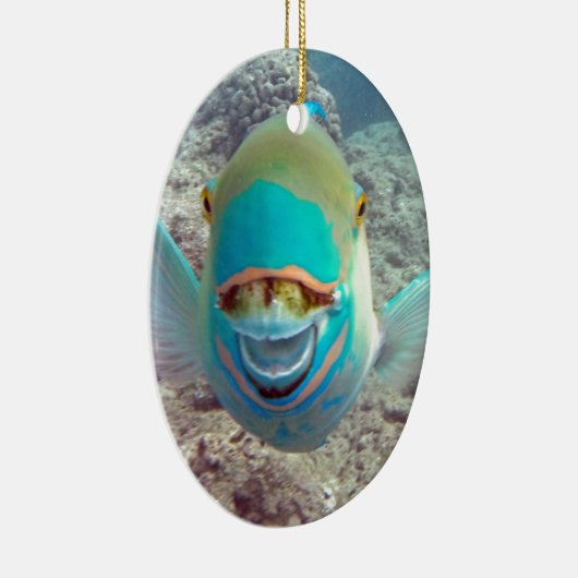 Hawaii Parrot Fish Keramisch Ornament (Rechts)