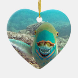 Hawaii Parrot Fish - Uhu Keramisch Ornament
