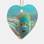 Hawaii Parrot Fish - Uhu Keramisch Ornament (Links)
