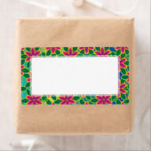 Hawaii Passie Hot Pink Tropical Flower Power Etiket (Insitu)