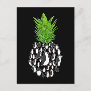 Hawaii Pineapple Penguins Briefkaart