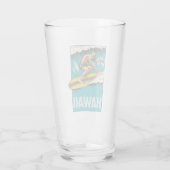 Hawaii Pint Glass Glas (Achterkant)