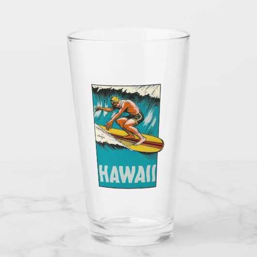 Hawaii Pint Glass Glas (Voorkant)
