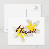 Hawaii Plumeria Flowers Briefkaart (Voorkant / Achterkant)