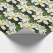 Hawaii Plumeria Flowers Cadeaupapier (Hoek)