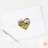 Hawaii Plumeria Flowers Hart Sticker (Envelop)
