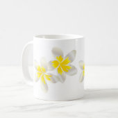Hawaii Plumeria Flowers Koffiemok (Voorkant links)