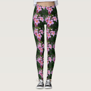 Hawaii Plumeria Flowers Leggings