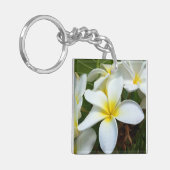 Hawaii Plumeria Flowers Sleutelhanger (Voorkant Links)