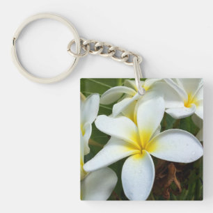 Hawaii Plumeria Flowers Sleutelhanger
