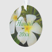 Hawaii Plumeria Ornament (voorkant)
