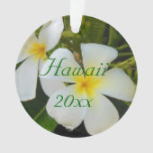 Hawaii Plumeria Ornament (voorkant)