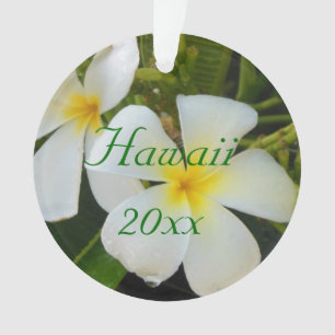 Hawaii Plumeria Ornament