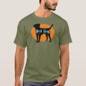 Hawaii Poi Dog Army Green Tshirt (Voorkant)