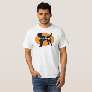 Hawaii Poi Dog Oranje oval T-shirt
