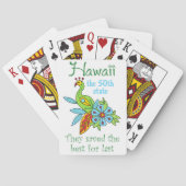 Hawaii Pokerkaarten (Achterkant)