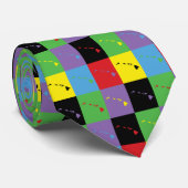 Hawaii Pop Art State kleurrijk patroon Stropdas (Opgerold)