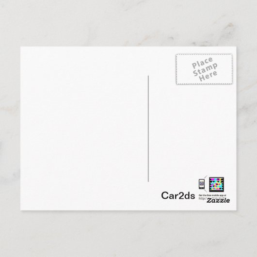 Hawaii Post Card Briefkaart (Achterkant)