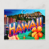 Hawaii Postcard Briefkaart (Voorkant)