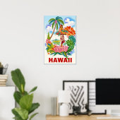 Hawaii poster (Thuiskantoor)