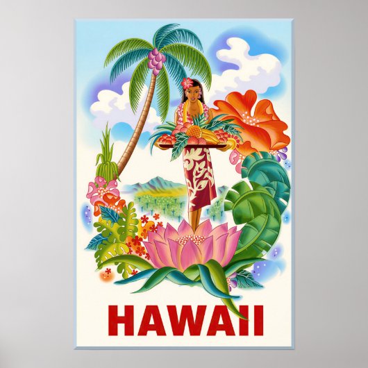 Hawaii poster (Voorkant)