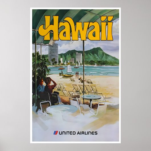Hawaii Poster Kunstprint (XR2231) (Voorkant)