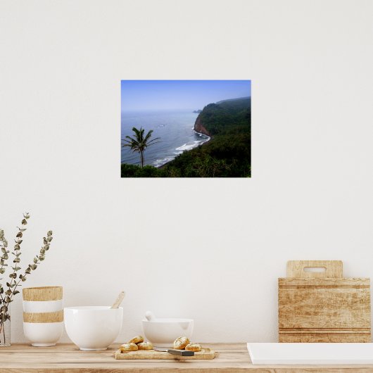 Hawaii Poster van Pulolu Kijk uit (Keuken)