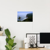 Hawaii Poster van Pulolu Uitzichtpunt (Thuiskantoor)