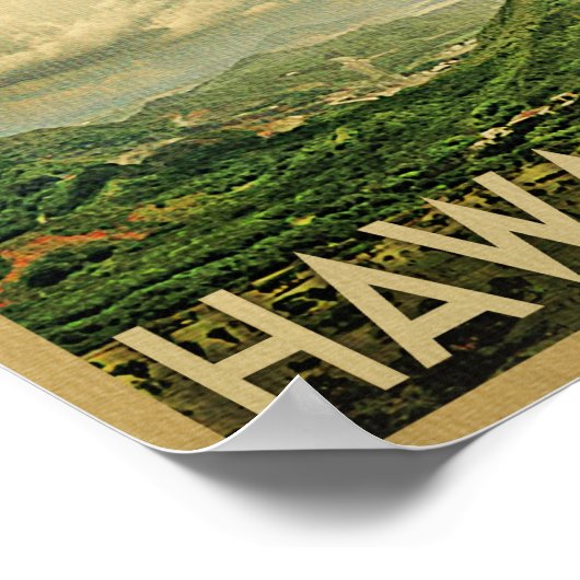 Hawaii-Poster - Vintage Travel Print (Hoek)