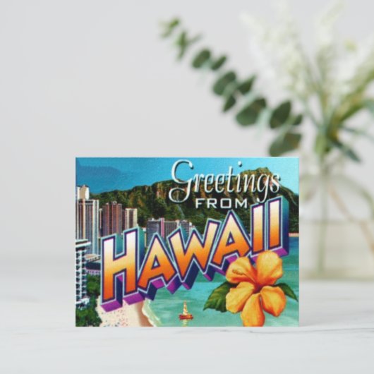 Hawaii Postkaart (Staand voorkant)