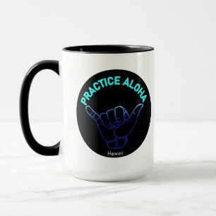 Hawaii Practice Aloha HIPacific Shaka (Hang los) Mok