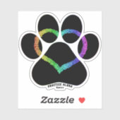 Hawaii Practice Aloha - Kat Love Rainbow Sticker (Vel)