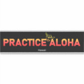 Hawaii Practice Aloha Lava Shaka (Hang los) Sticker (Voorkant)