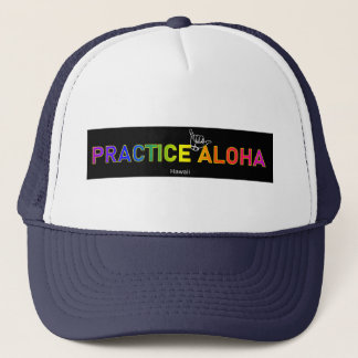 Hawaii Practice Aloha Shaka (Hang los) Trucker Pet