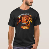 Hawaii Practice Aloha - Tribal Honu Lava T-shirt (Voorkant)