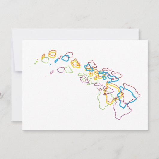 hawaii pride blur kaart (Voorkant)