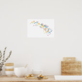 hawaii pride blur poster (Keuken)