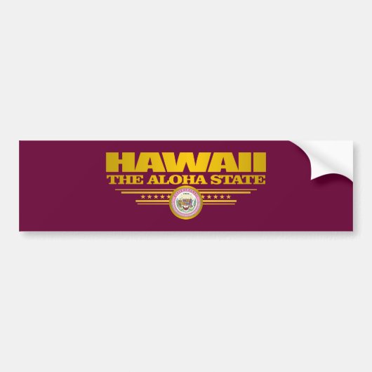 Hawaii Pride Bumpersticker (Voorkant)