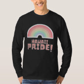 Hawaii Pride LGBTQ Cute Rainbow Minimalist Pride T-shirt (Voorkant)
