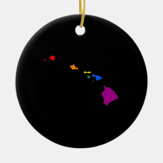 HAWAII PRIDE -.png Keramisch Ornament (Voorkant)